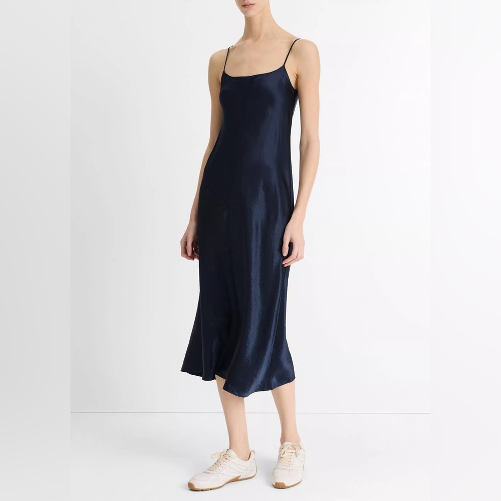Vince Satin Slip Dress $325